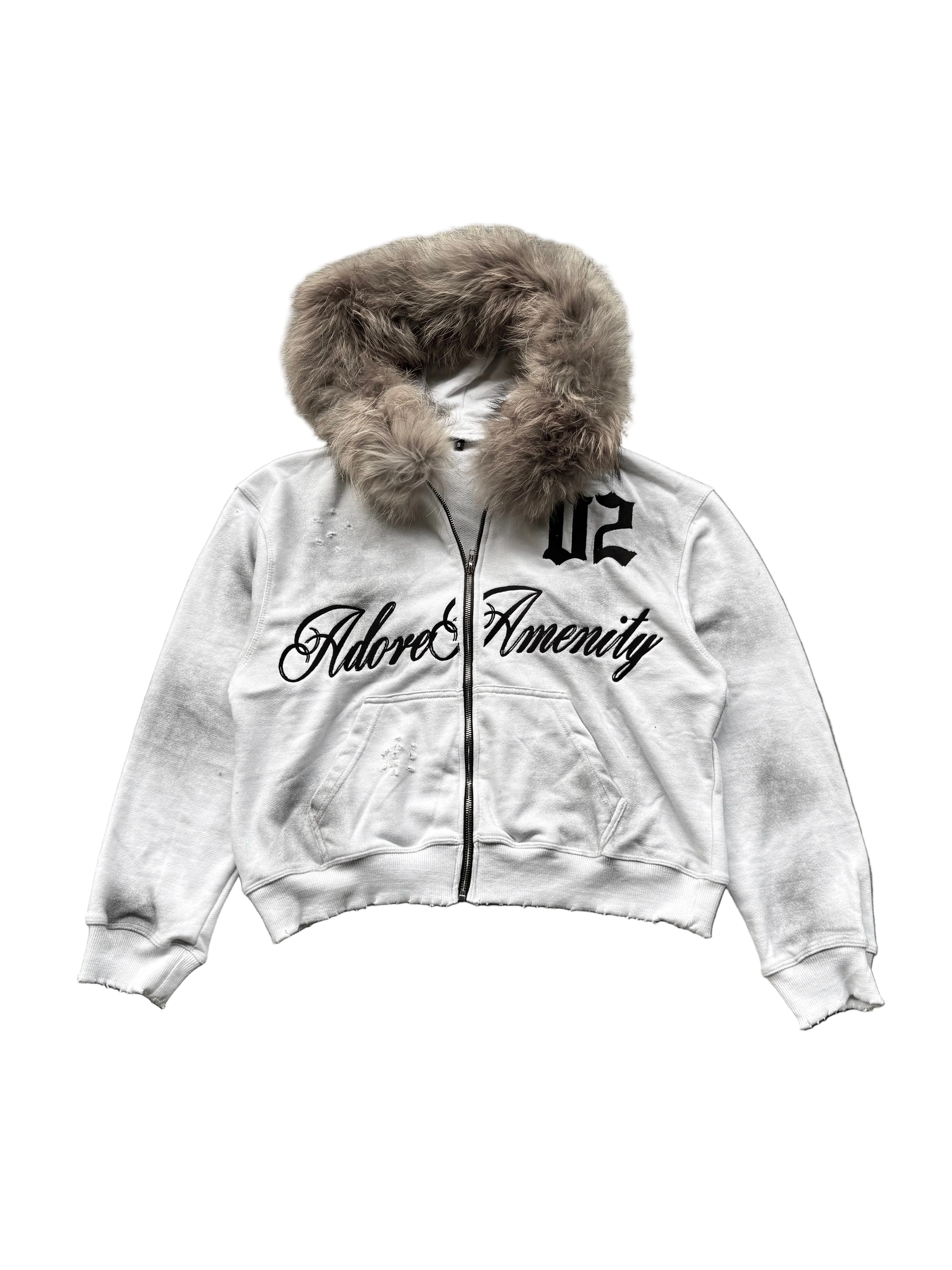 (WHITE)Adore Amenity ZipUp