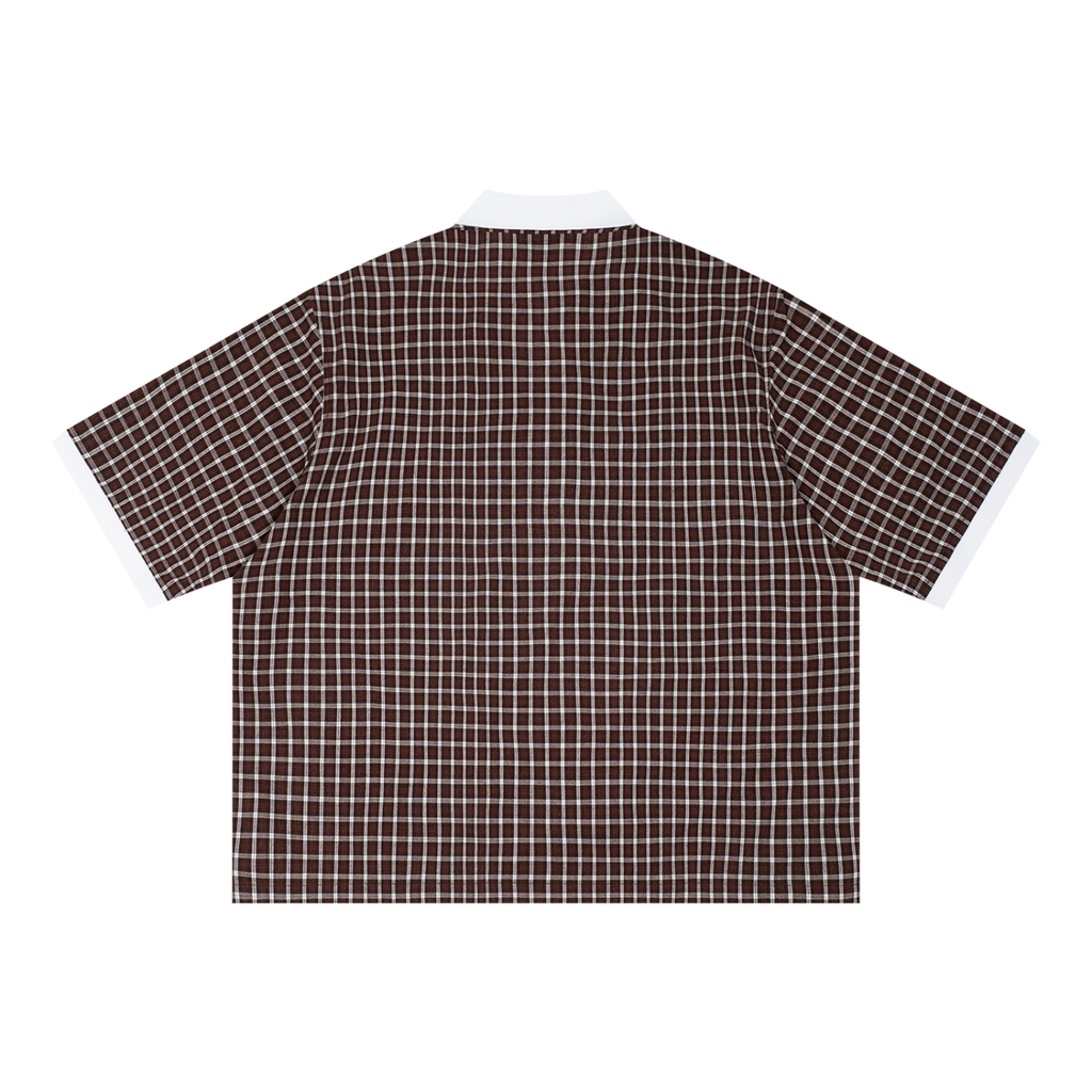 Adore Amenity Plaid Polo Shirt