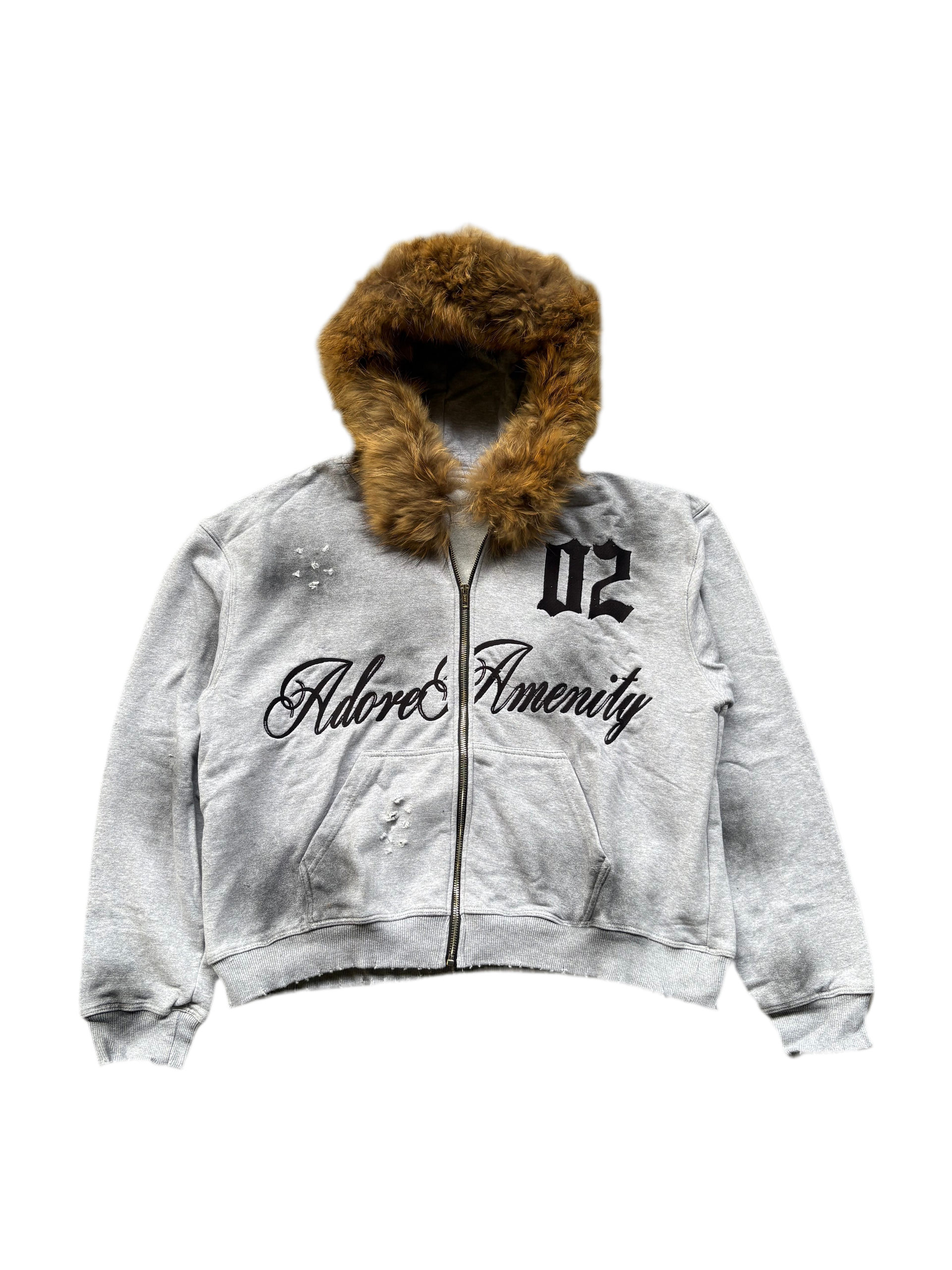 (GREY)Adore Amenity ZipUp