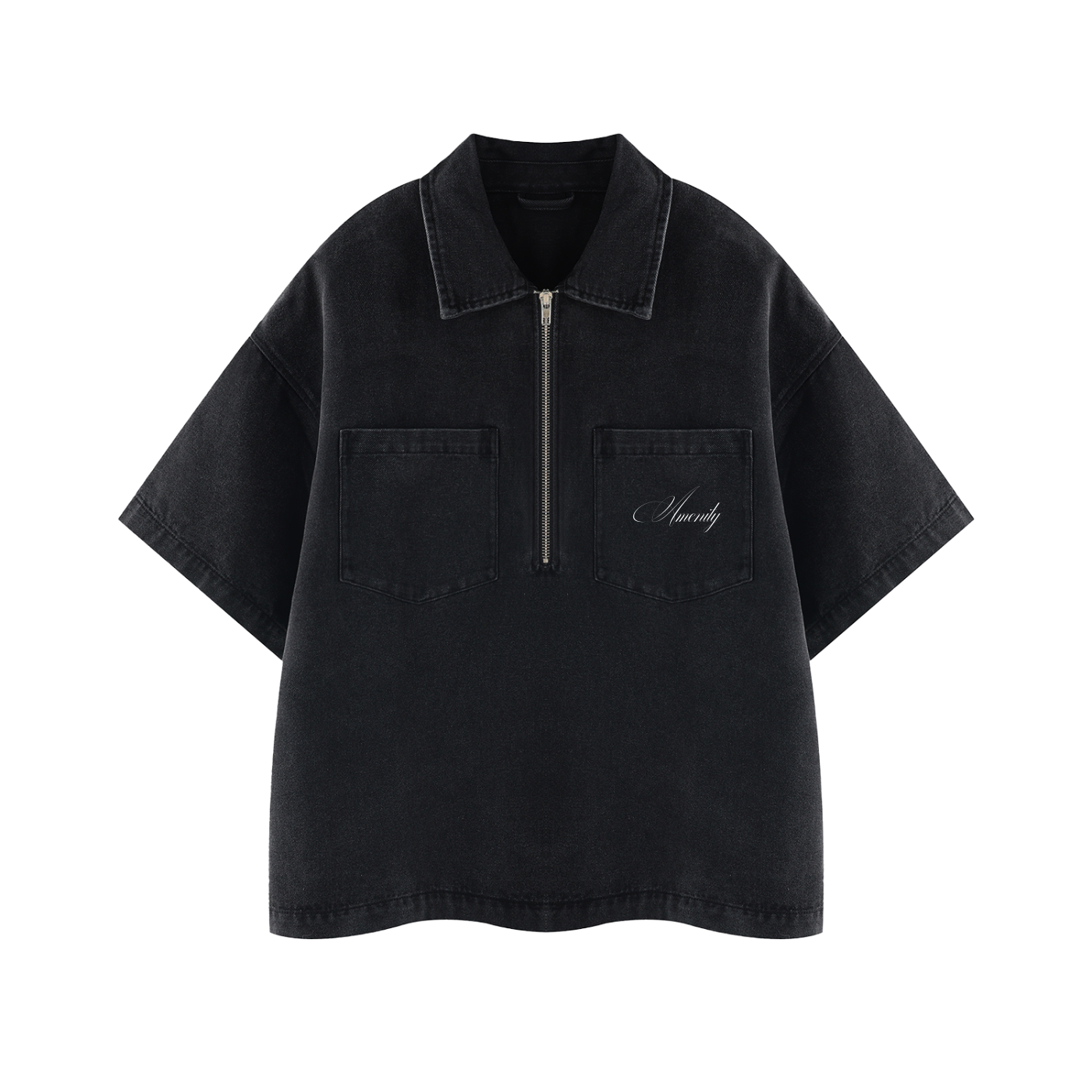 Amenity Denim Quarter Zip