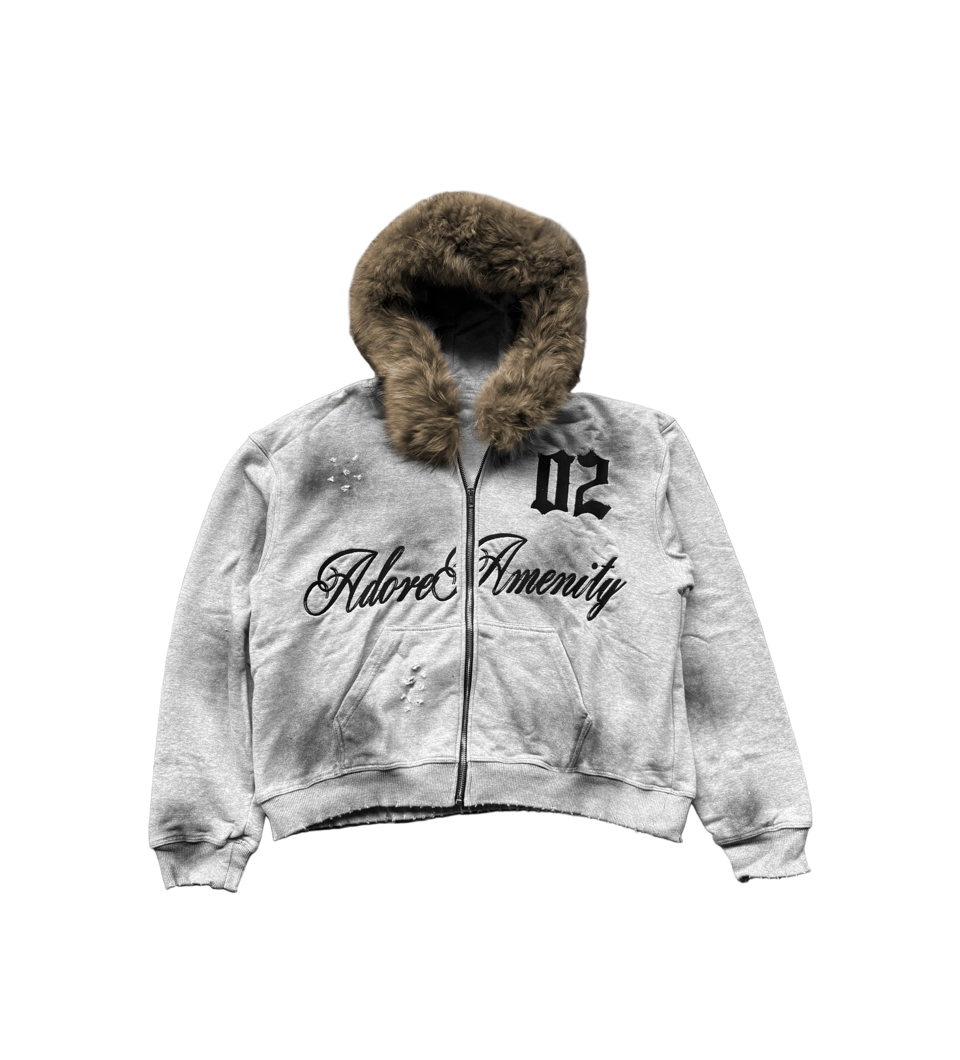 (GREY)Adore Amenity ZipUp