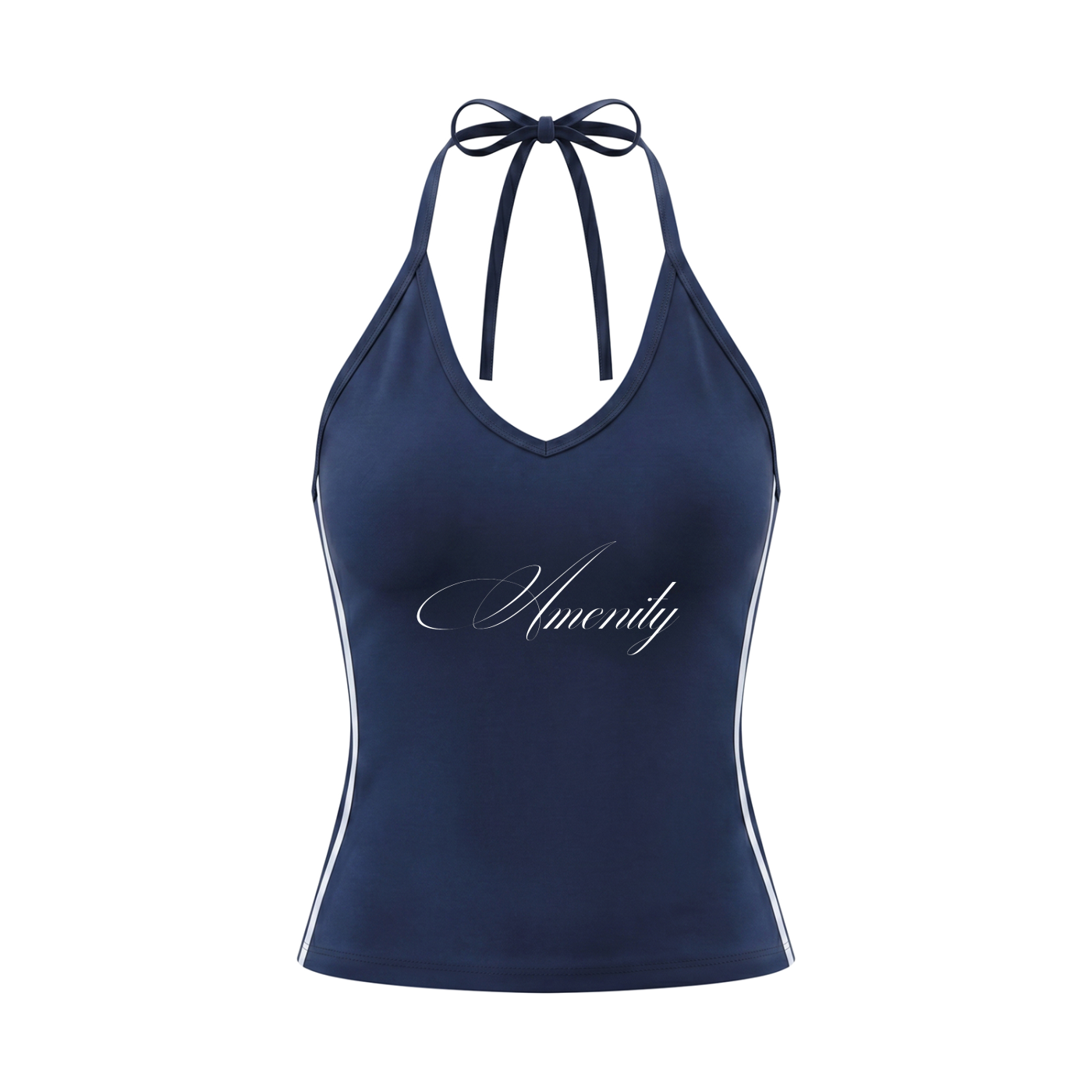 Amenity Halter Crop Tank Top