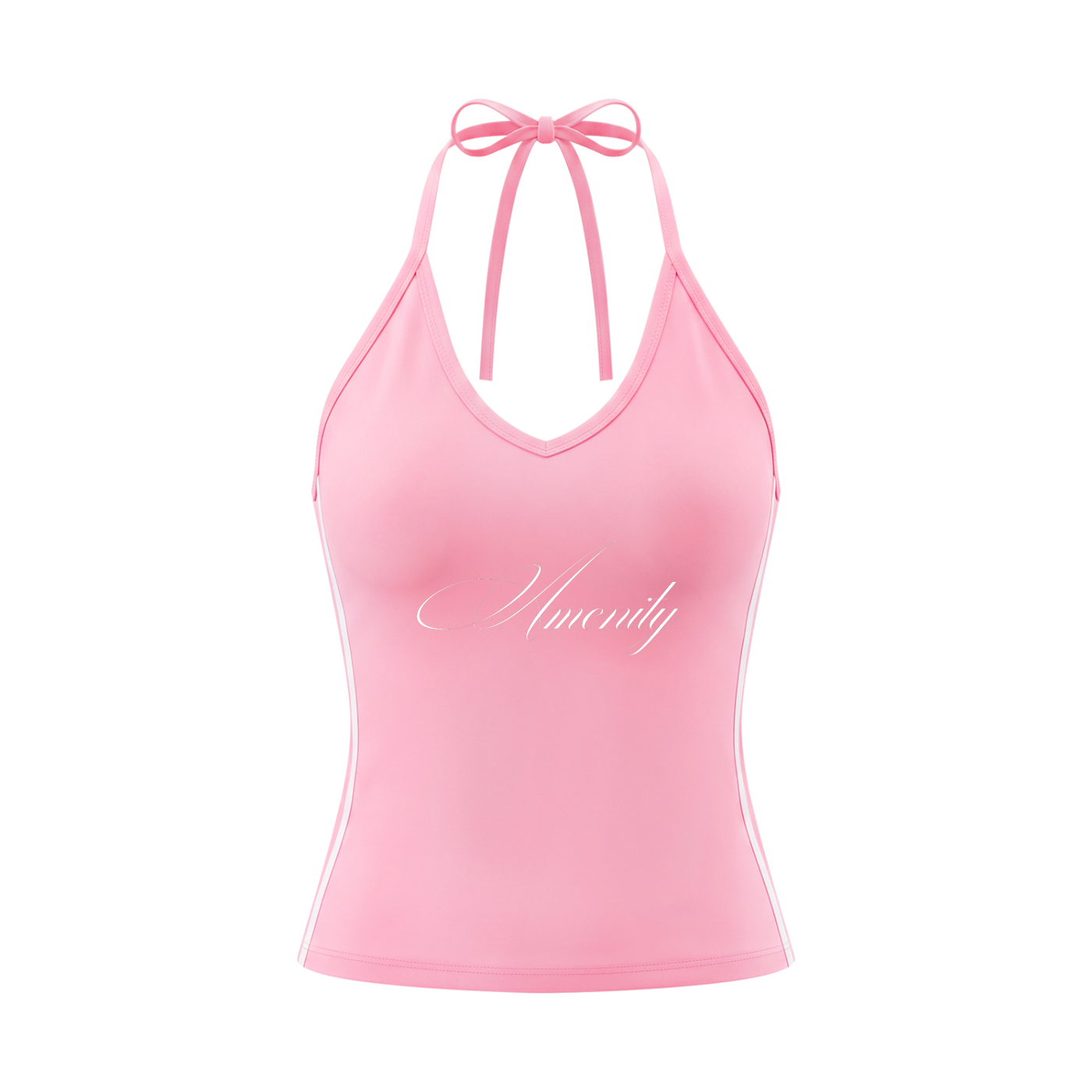 Amenity Halter Crop Tank Top