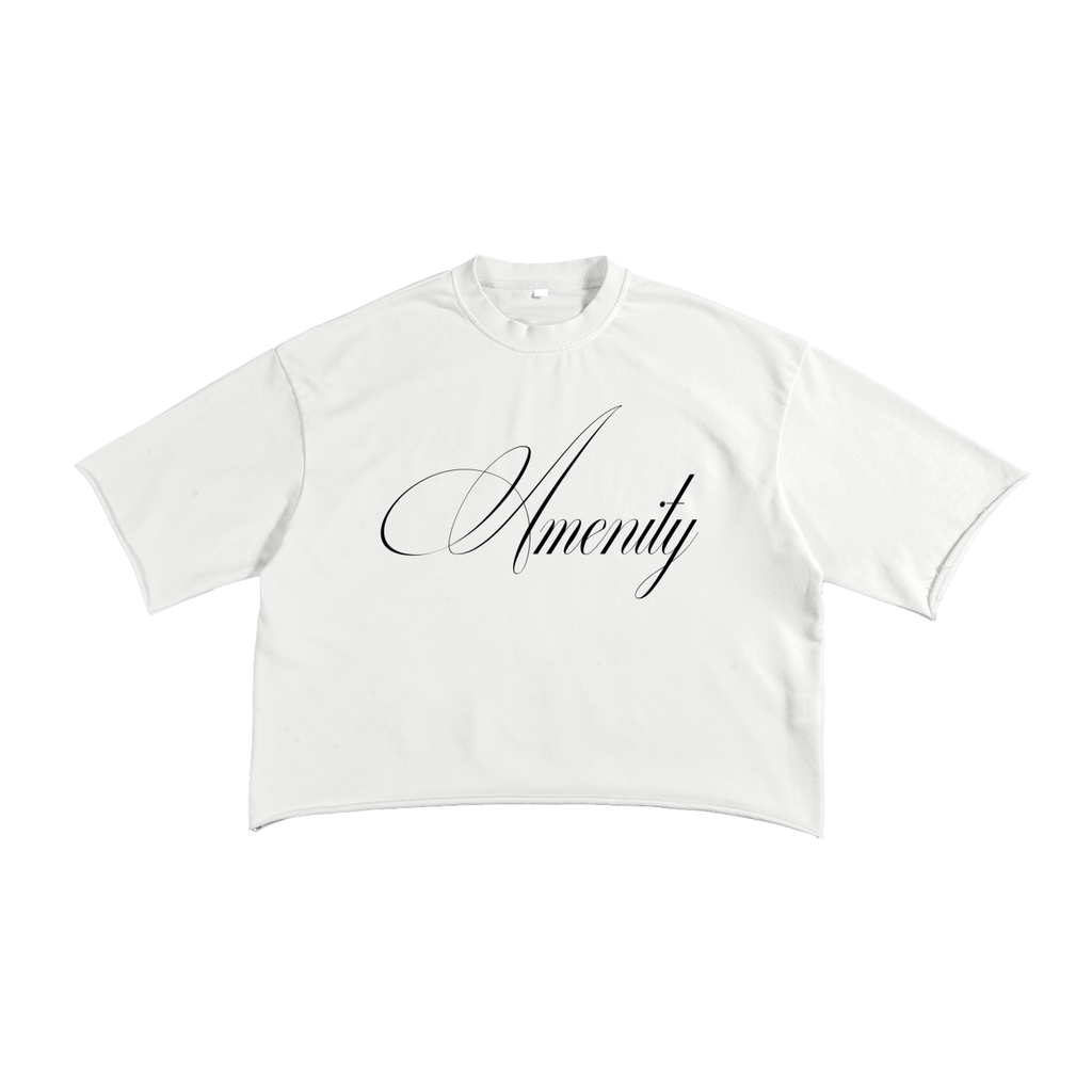Amenity White Boxy Tee