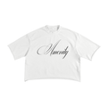 Amenity White Boxy Tee