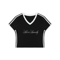 Amenity Retro Crop Tee